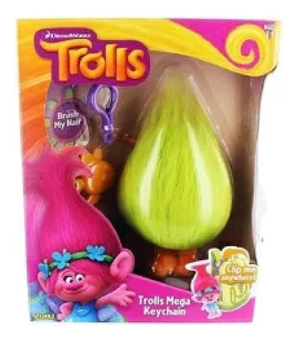 Pelucia Chaveiro De Boneco Trolls Fuzzbert Candide 5906