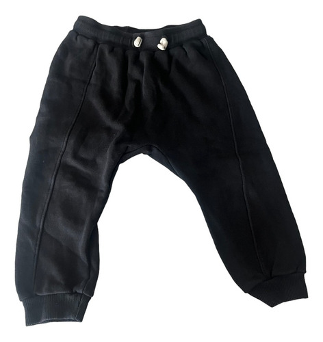 Jogging Babucha Niños Negro Liso Zara Talle 2-3 Años Gap Mim