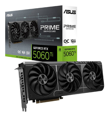 Tarjeta De Video Asus Prime Rtx 5060 Ti Oc 16gb Gddr7