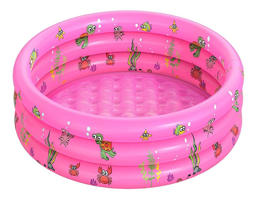 Aqiku - Piscinas Inflables Redondas Para Niños 51 X 15 Pulga