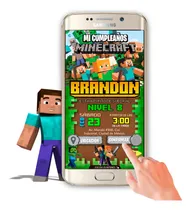 Comprar Invitación Interactiva Botón Mapa Y Confirmar Minecraft