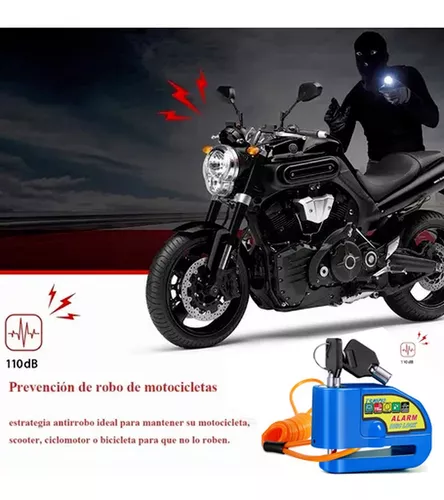 Mantén la calma con este candado antirrobo con alarma para tu moto