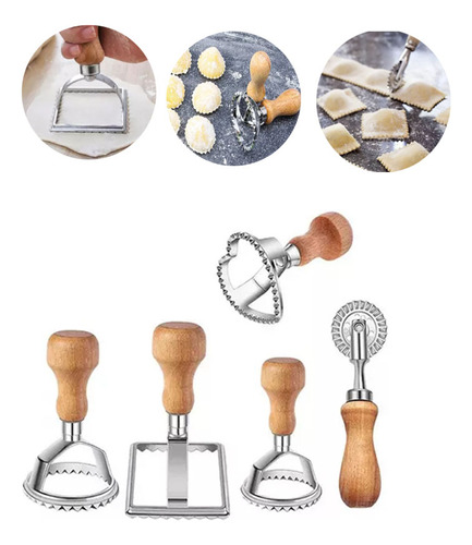 Máquina Para Hacer Sellos Cortador Ravioli C/ Conjunto De Ro