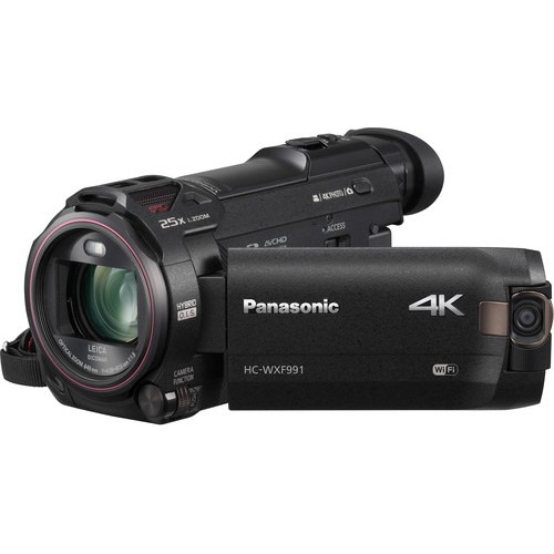 Panasonic Hc-wxf991k 4k Ultra Hd Camcorder With Twin Camera