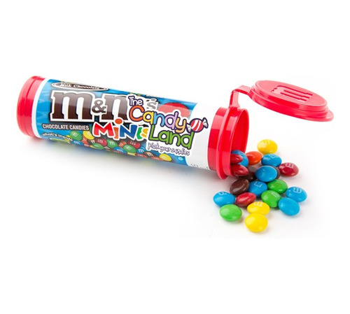 Chocolate M&m Miinis Tubos Cubiertos De Caramelo 24x31g
