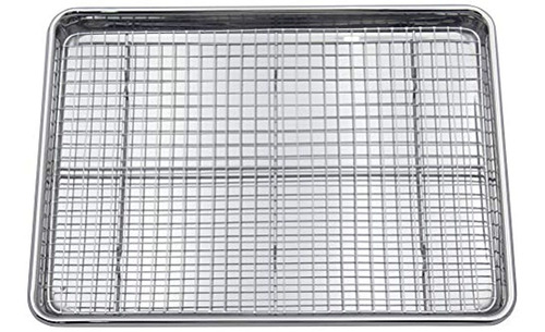 Bandeja Para Hornear De Acero Inoxidable - Checkered Chef