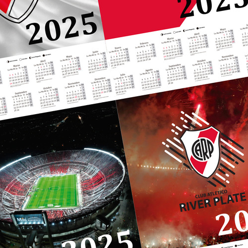 Kit Para Imprimir: Calendario River Plate En Pdf