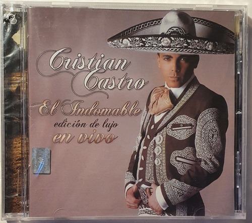Cd Cristian Castro - El Indomable - Ed. De Lujo En Vivo