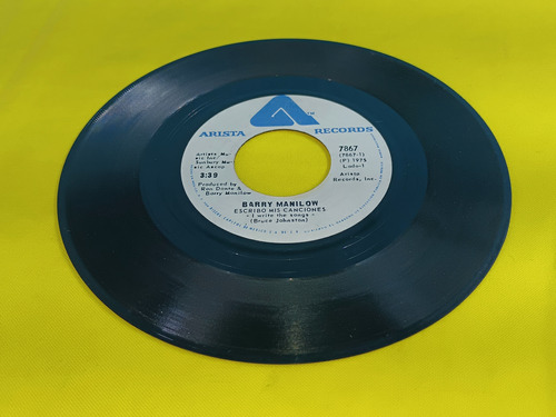 Acetato Vinil Eric Carmen 45 Rpm Original