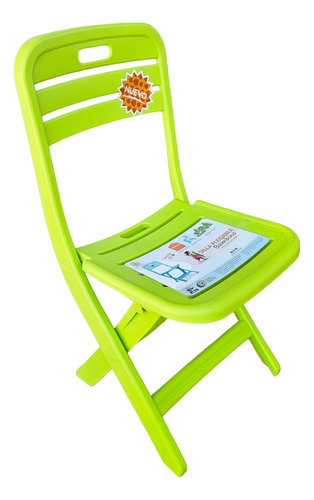 Silla Plegable Infantil Bambino Soporta 30 Kg Original 4 Pza