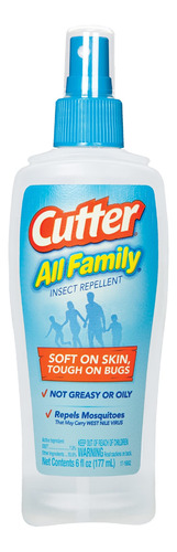 Cutter Repelente De Insectos All Family, Repelente De Mosqui