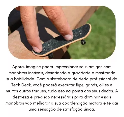 Kit Tech Deck Skate de Dedo com 4 Unidades - Sunny, Shopping