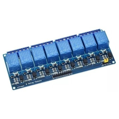 Imagen 1 de 2 de Módulo Relé 8 Canales Arduino Raspberry 24v Microcontrolador
