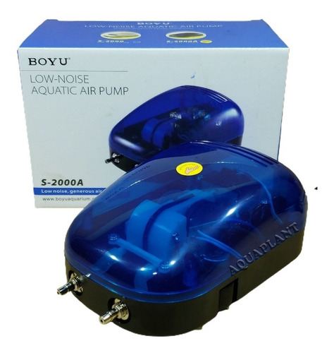 Compressor Oxigenador De Ar P Aquário Boyu S2000a Aeradores 110v