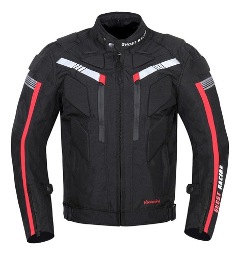 Chamarra Motociclista Impermeable Protección For Hombre