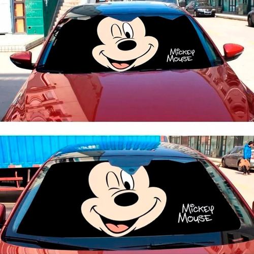 Cortina Parasol Plegable Metalizada Parabrisas Mickey Disney