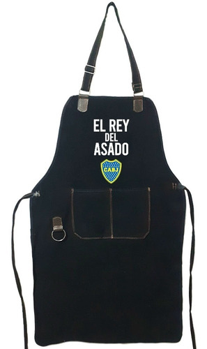 Delantal Asado Parrillero Boca Juniors