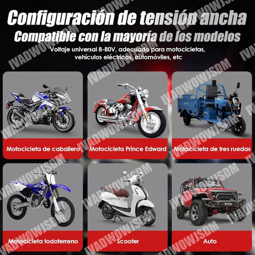 N 2 Faros Luces Led Auxiliares 4 Modos Lupa Moto+interruptor