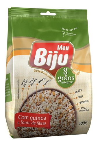 Arroz Integral Biju 8 Grãos Com Quinoa 500g
