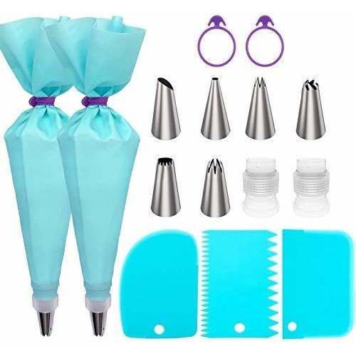 Kit De Repostería Con Accesorios Surtidos De Color Azul