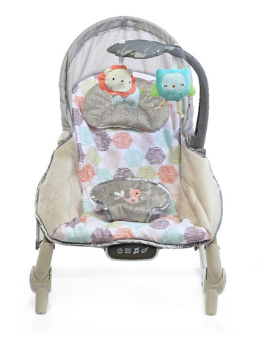 Silla Mecedora Bebe C/ 3 Posiciones Vibracion Y Musica 18 Kg Color Hexa