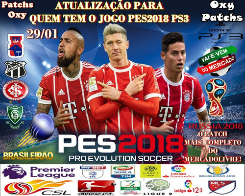 Patch Pes 2018 Ps3. Envio Imediato