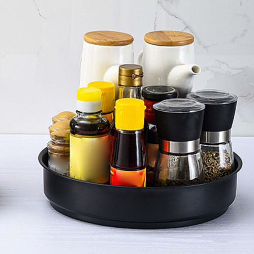 Soporte De Almacenamiento De Cocina Estante De Xl Negro