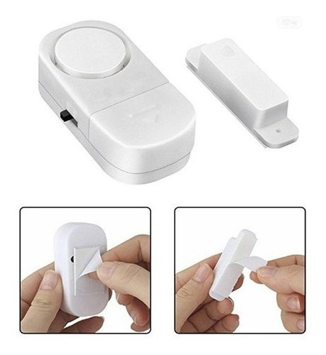 sensor de sirena magnética inalámbricos con alarma de sonido para puerta y ventana
