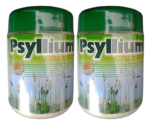 2 Psyllium Fibra 100% Natural 200gr - g a $162