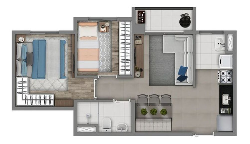 Imagem 17 de 17 de Apartamento À Venda No Bairro Vila Prudente - São Paulo/sp - O-17635-28860