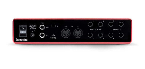 Imagem 6 de 6 de Interface de áudio Focusrite Scarlett 8i6 100V/240V 3ª geração