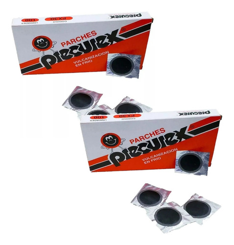 Parches Bicicleta Moto Precurex 30 Mm Pack 2 Cajas De 100u 