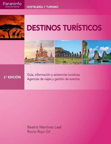 Destinos Turãâsticos 2.ãâª Ediciãâ³n 2019, De Martínez Leal, Beatriz. Editorial Ediciones Paraninfo, S.a, Tapa Blanda En Español