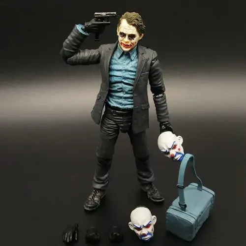 Coringa Mafex 015 Joker Batman 15cm Na Caixa -pronta Entrega