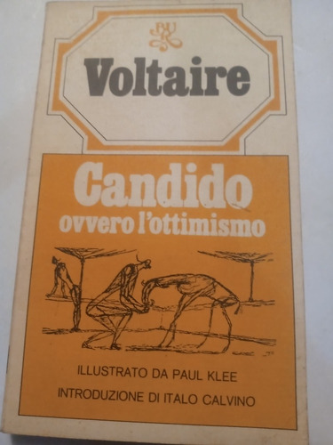 Libro En Italiano Candido Ovvero L'ottimismo Voltaire