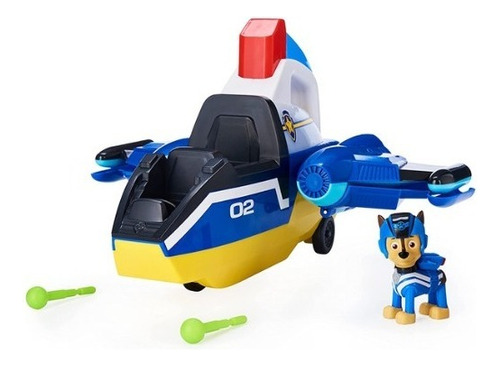 Paw Patrol Chase Jet Rescate Con Luces Y Sonidos