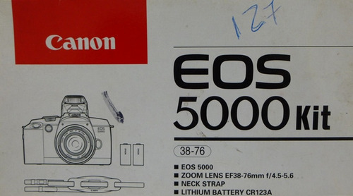 Camera Canon Analógica Igual Uma Nova Em 12 X Sem Juros