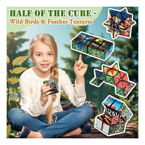 2 En 1 Estrella Cube Magic Cube Set, Infinity Cube Fidget De