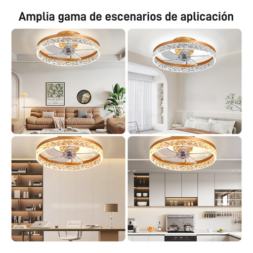 Ventilador de Techo Merion MER+FSD+01 con Palas de Plástico Estructura