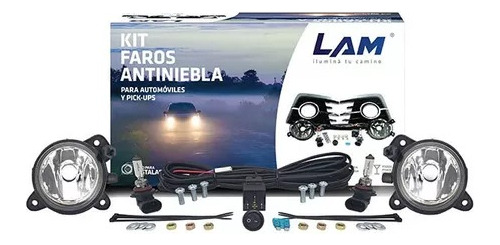 Kit Faros Auxiliares Vw Gol Trend 2008 A 2012 Sin Rejilla