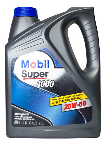 Garrafa Aceite Mobil 20w50 Mineral 