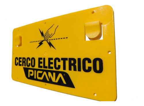 10 Unidades De Cartel Picana Señal De Advertencia Cerco Electrico 