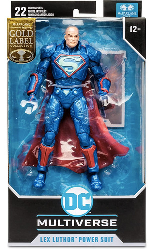 Dc Multiverse Lex Luthor Power Suit Gold Label Mcfarlane