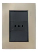 Comprar Plaqueta Duomo Flat Champagne C\u002F1 Toma Corriente