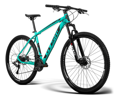 Bicicleta Aro 29 Alumínio Gts Freio A Disco 21v Ride Color Cor Verde-claro Tamanho Do Quadro 19