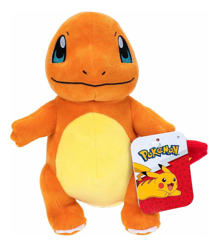 Pokemon Plush Iniciales Kanto Charmander Peluche 8 Pulgadas