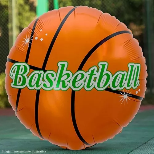 Balões Decorativos Bola de Basquete Decoração de Festa e Eventos