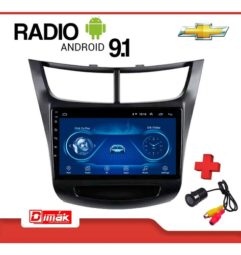Radio Android Chevrolet Sail 2018/2020 Gps Wifi Usb+camara!