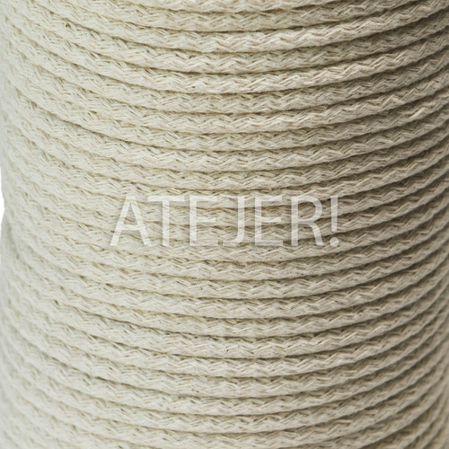 Imagen 2 de 4 de Cordón Relleno De Algodón De 3mm X 100 Metros Crudo