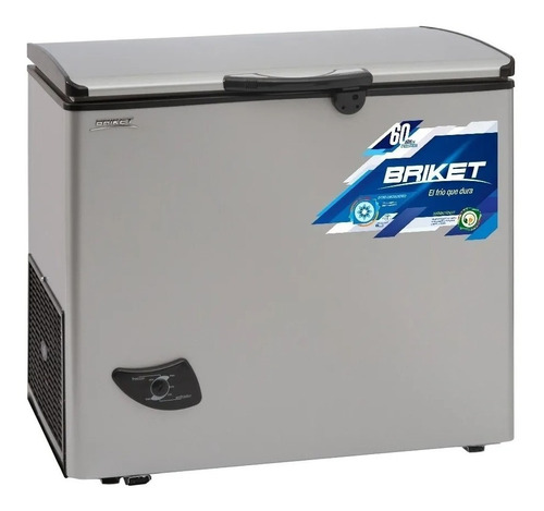 Freezer Briket 224 Litros Color Plata